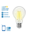 Smart LED Filament A60 E27 6W CCT/Klar