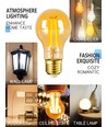 Smart LED Filament pære A60 E27 - 6W, CCT/Amber - WB