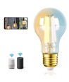 Smart LED Filament pære A60 E27 - 6W, CCT/Amber - WB