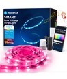 Smart LED RGB Strip Lyssæt - WB, 5m, 28-knaps Kontroller & 3-knaps Kontrolboks, 18W