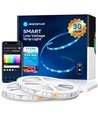 WB Wifi Smart LED RGB Strip - 1x5m med 28-Knaps Kontroller og 3-Nøgle Kontrolboks, 18W - 2 Sæt