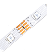 WB Wifi Smart LED RGB Strip - 1x5m med 28-Knaps Kontroller og 3-Nøgle Kontrolboks, 18W - 2 Sæt