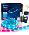 WB Wifi Smart LED RGB Strip - 1x5m med 28-Knaps Kontroller og 3-Nøgle Kontrolboks, 18W - 2 Sæt