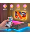 WB Wifi Smart LED RGB Strip - 1x5m med 28-Knaps Kontroller og 3-Nøgle Kontrolboks, 18W - 2 Sæt