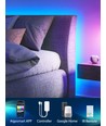 WB Wifi Smart LED RGB Strip - 2x5M med 28-Knaps Fjernbetjening & 3-Tast Styringsboks, 36W