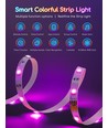 Smart LED RGB Strip WB Wifi - 7.5m - 28-Knaps Controller & 3-Tasters Kontrolboks, 24W