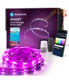 WB Smart LED RGB Strip Lys 2x7,5M med 28-Knaps Fjernbetjening & 3-Knaps Kontrolboks, 48W