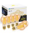 Smart LED Filament A60 E27 6W CCT/Amber - 6-pak