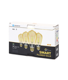 Smart LED Filament pære ST64 - E27 6W CCT/Amber - 4-pak