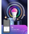 Smart LED Pære A60 E27 9W RGB+CCT - WB