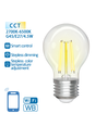 Smart LED Filament pære G45 - E27 4.5W CCT/Klar