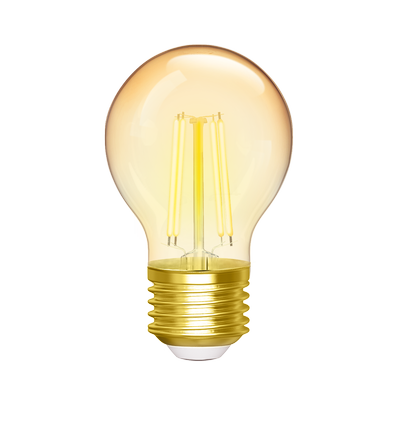 WB Smart LED Filament pære G45 - E27 4.5W CCT/Amber