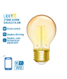 WB Smart LED Filament pære G45 - E27 4.5W CCT/Amber