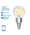 Smart LED Filament pære G45 - E14 4,5W CCT/Klar - WB