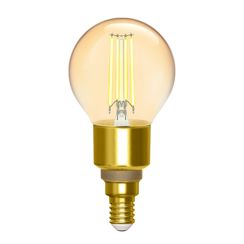 Smart LED Filament pære G45 - E14 4.5W CCT/Amber - WB