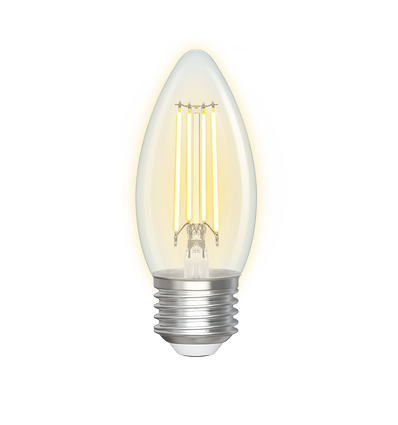 Smart LED Filament pære C35 - E27 4.5W CCT/Klar