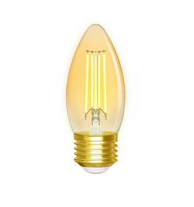 Smart WB LED Filament C35 E27 4.5W CCT/Amber