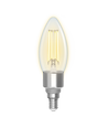 Smart LED Filament pære C35 - E14 4.5W CCT/Klar - WB