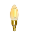 Smart LED Filament pære C35 - E14 4,5W CCT/Amber