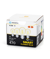 Smart LED Filament pære G45 - E27 4.5W CCT/Klar - 4 stk