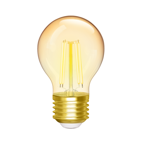 Smart LED Filament pære G45 - E27 4.5W CCT/Amber - 4 stk