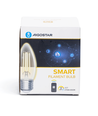 Smart LED Filament pære C35 E27 4.5W CCT Klar - 4stk