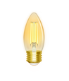 Smart LED Filament C35 E27 4.5W CCT/Amber - 4stk