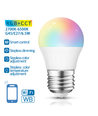 Smart LED Pære G45 E27 6.5W RGB+CCT - WB