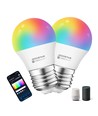 Smart LED Pære G45 E27 6.5W RGB+CCT - WB