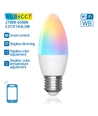Smart LED-Pære WB C37 E27 6.5W RGB+CCT