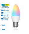 Smart LED-Pære WB C37 E27 6.5W RGB+CCT