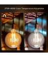 Smart LED Pære WB C37 E14 6,5W RGB+CCT - 6 stk