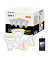 Smart LED GU10 6.5W RGB+CCT - 4 stk. - WB