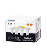 Smart LED GU10 6.5W RGB+CCT - 4 stk. - WB