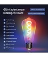 Smart LED Filament pære ST64 E27 4.9W RGBW - WB