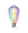 Smart LED Filament pære ST64 E27 4.9W RGB+CCT - WB