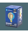 Bluetooth Mesh Smart Filament pære - G95 E27 6W CCT Justerbar - Amber