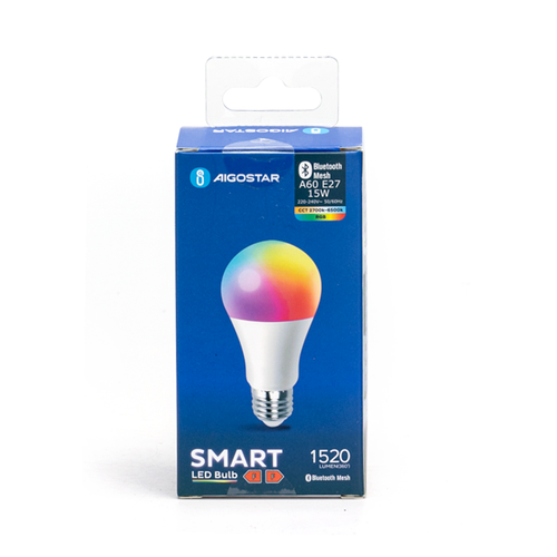 Bluetooth Mesh Smart LED A60 E27 15W RGB+CCT
