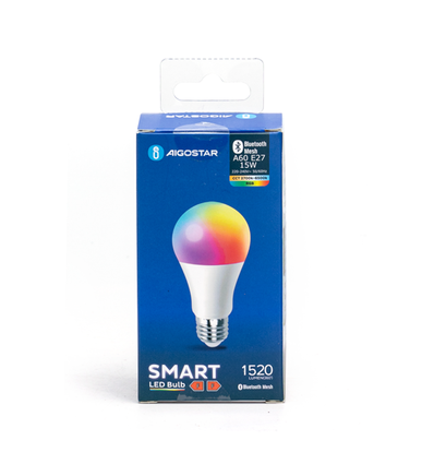 Bluetooth Mesh Smart LED A60 E27 15W RGB+CCT