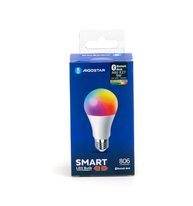 Bluetooth Mesh Smart LED Pære A60 E27 9W RGB+CCT