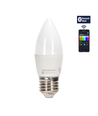 Bluetooth Mesh Smart LED-pære C37 E27 6,5W RGB+CCT