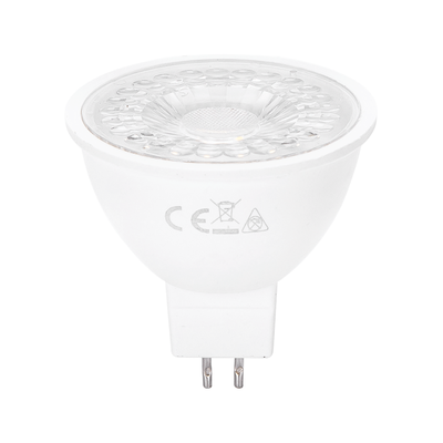 Outlet: LED spot GU5.3, MR16 LED - 6W erstatter 30W, 3000K varmt hvidt lys - Kulør : Varm