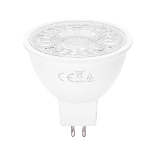 LED spot GU5.3, MR16 LED - 6W erstatter 30W, 3000K varmt hvidt lys