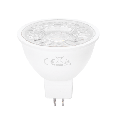 LED spot GU5.3, MR16 LED - 6W erstatter 30W, 3000K varmt hvidt lys