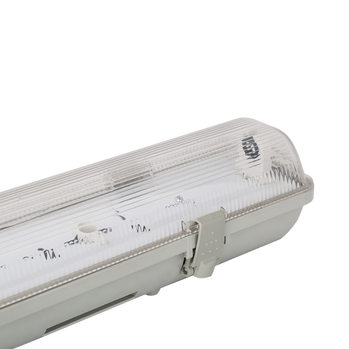 Vandtæt LED Armatur 120cm - Til enkelt rør, uden lyskilde