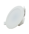 LED E6 Kantbelyst Indbygningsspot, 5W, 6500K, Ø68-Ø80mm, Rund, Indbygget/Planmonteret