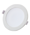 LED E6 Kantbelyst Indbygningsspot, 7W, 6500K, Ø68-Ø80mm Udskæringsdiameter, Rund, Planmonteret