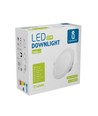 LED E6 Kantbelyst Indbygningsspot 25W 6500K (Ø195-Ø210 mm) - Rund, Indbygget/Planmonteret