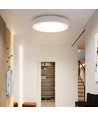 LED E6 Kantbelyst Indbygningsspot, 18W, 4000K, Rund, Overflademonteret