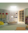LED E6 Kantbelyst Indbygningsspot, 18W, 4000K, Kvadratisk, Overflademonteret